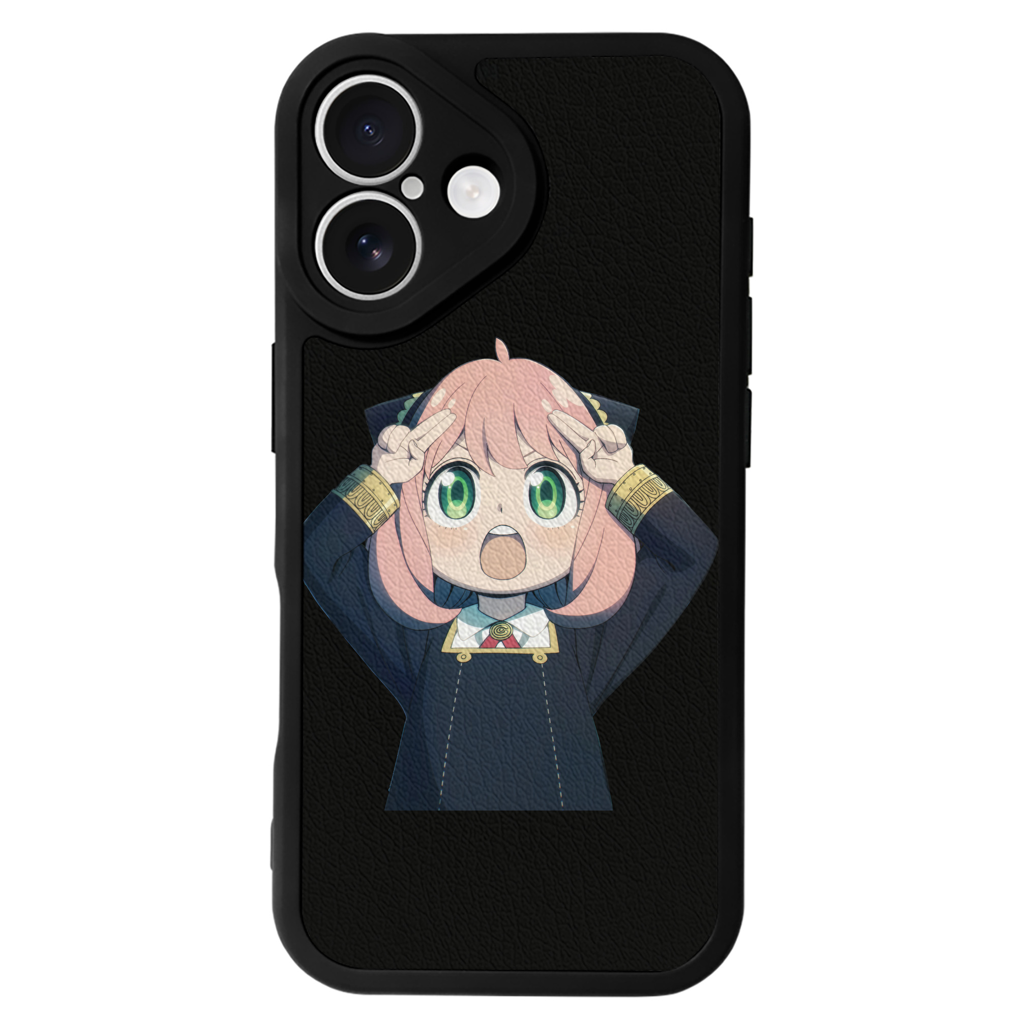 （画像用） SPY×FAMILY间谍家家酒 【iPhone 16シリーズ対応】シリコンスマホケース（レザー調） 材質：シリコン